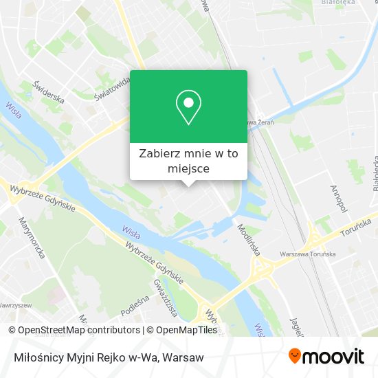 Mapa Miłośnicy Myjni Rejko w-Wa