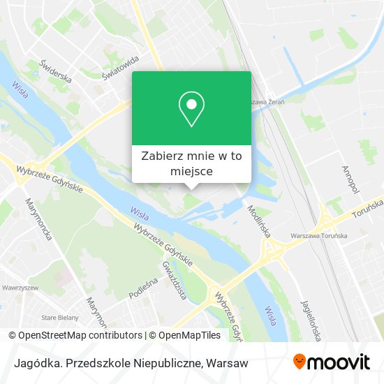 Mapa Jagódka. Przedszkole Niepubliczne