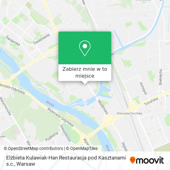 Mapa Elżbieta Kulawiak-Han Restauracja pod Kasztanami s.c.