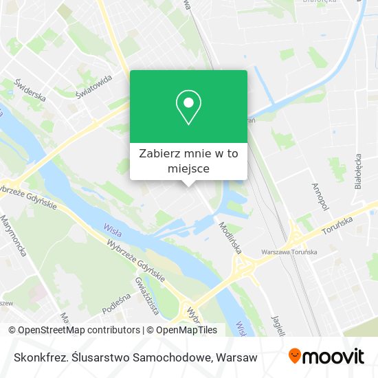 Mapa Skonkfrez. Ślusarstwo Samochodowe