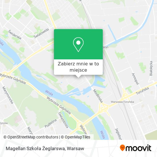 Mapa Magellan Szkoła Żeglarswa