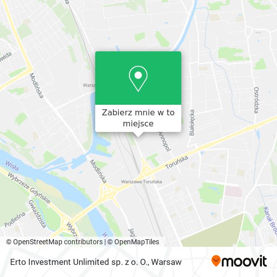 Mapa Erto Investment Unlimited sp. z o. O.