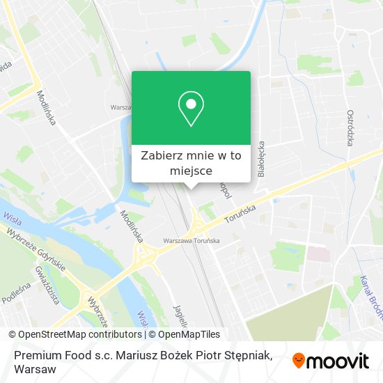 Mapa Premium Food s.c. Mariusz Bożek Piotr Stępniak