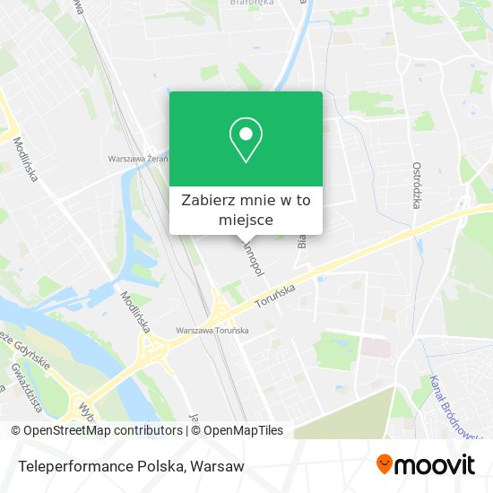 Mapa Teleperformance Polska