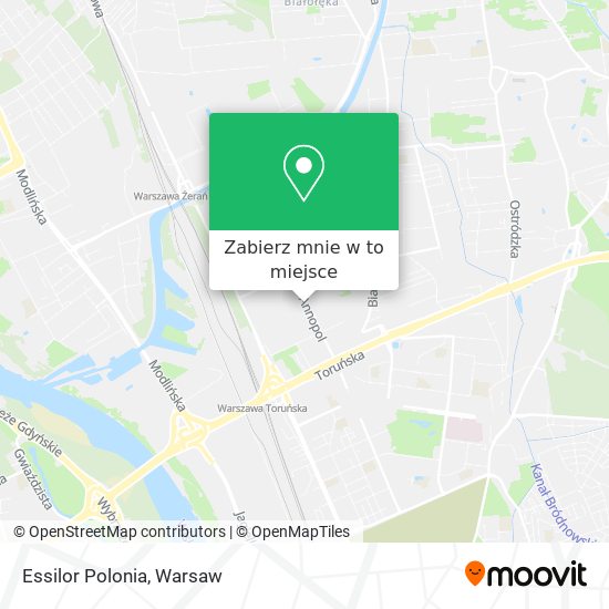 Mapa Essilor Polonia