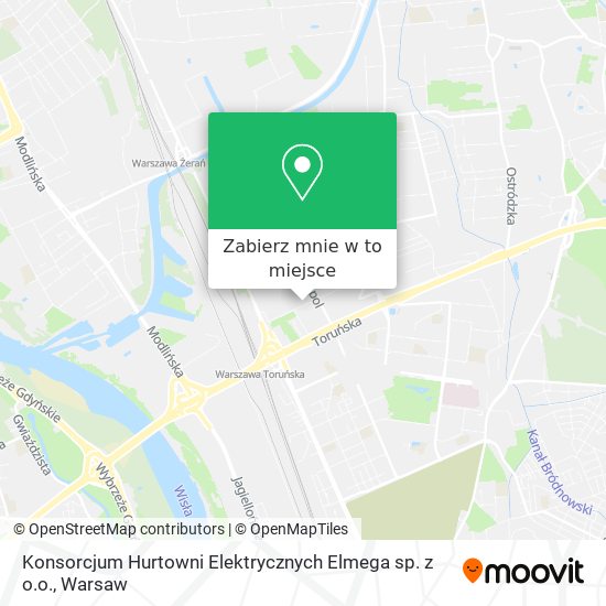 Mapa Konsorcjum Hurtowni Elektrycznych Elmega sp. z o.o.