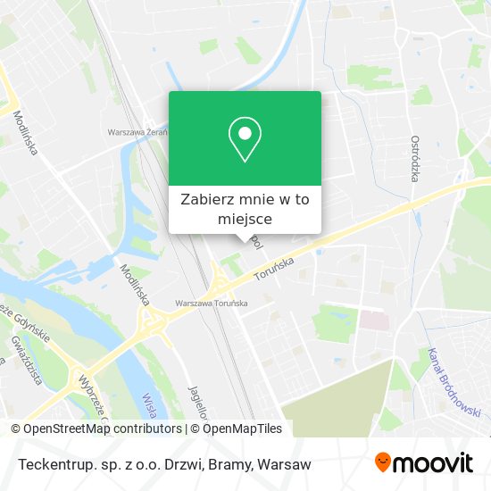 Mapa Teckentrup. sp. z o.o. Drzwi, Bramy