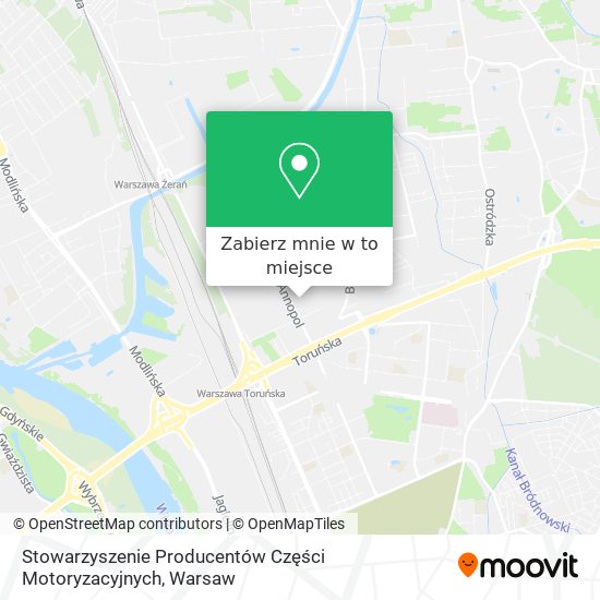 Mapa Stowarzyszenie Producentów Części Motoryzacyjnych