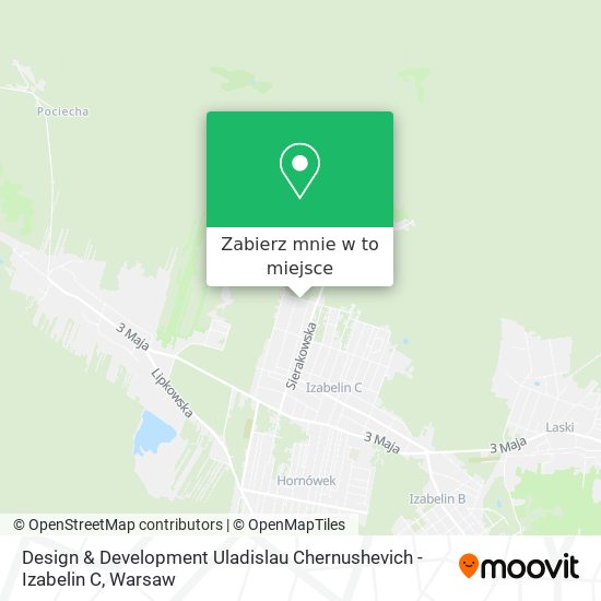 Mapa Design & Development Uladislau Chernushevich - Izabelin C