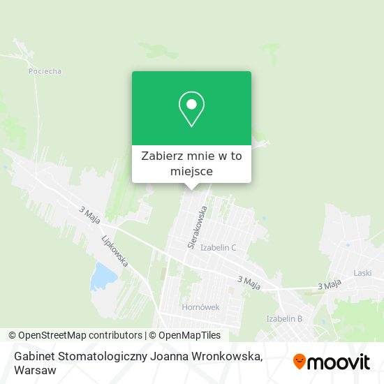 Mapa Gabinet Stomatologiczny Joanna Wronkowska