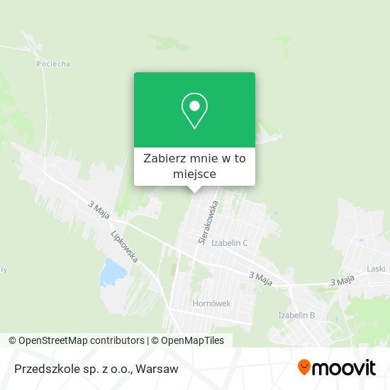 Mapa Przedszkole sp. z o.o.