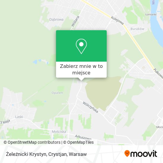 Mapa Żeleźnicki Krystyn, Crystjan