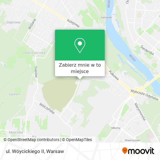 Mapa ul. Wóycickiego II