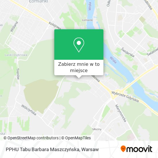 Mapa PPHU Tabu Barbara Maszczyńska