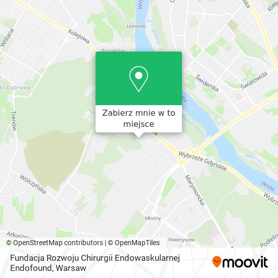 Mapa Fundacja Rozwoju Chirurgii Endowaskularnej Endofound