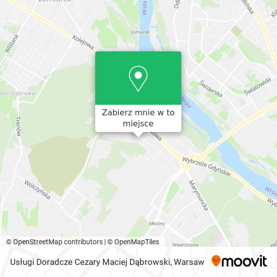 Mapa Usługi Doradcze Cezary Maciej Dąbrowski