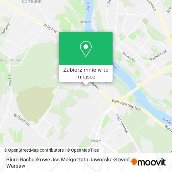 Mapa Biuro Rachunkowe Jss Małgorzata Jaworska-Szwed