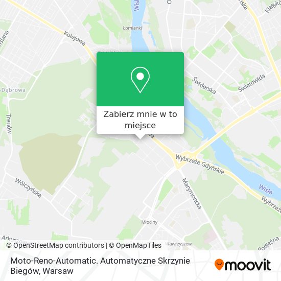 Mapa Moto-Reno-Automatic. Automatyczne Skrzynie Biegów