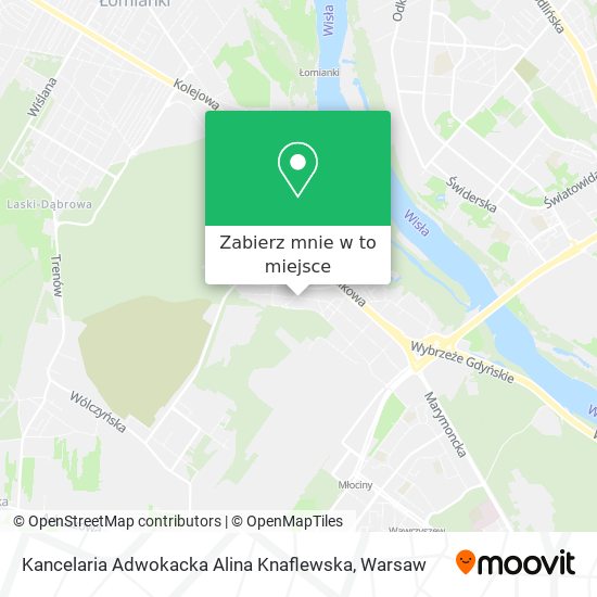 Mapa Kancelaria Adwokacka Alina Knaflewska