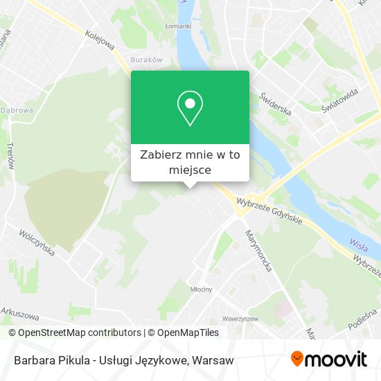 Mapa Barbara Pikula - Usługi Językowe