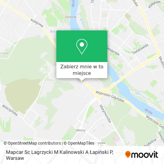 Mapa Mapcar Sc Lagrzycki M Kalinowski A Łapiński P