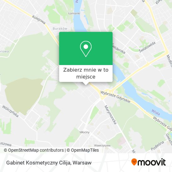 Mapa Gabinet Kosmetyczny Cilija