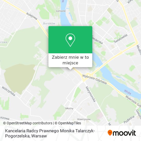 Mapa Kancelaria Radcy Prawnego Monika Talarczyk-Pogorzelska