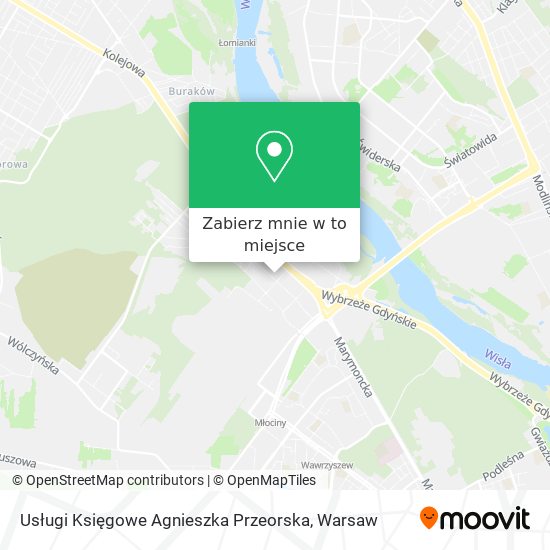 Mapa Usługi Księgowe Agnieszka Przeorska