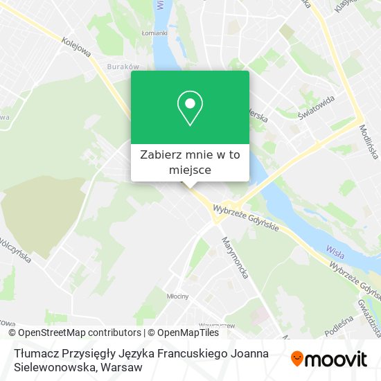 Mapa Tłumacz Przysięgły Języka Francuskiego Joanna Sielewonowska