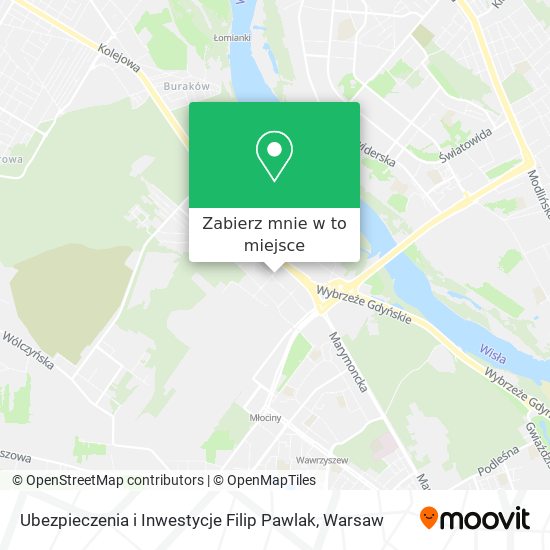 Mapa Ubezpieczenia i Inwestycje Filip Pawlak