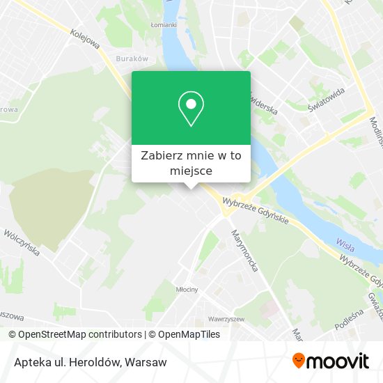 Mapa Apteka ul. Heroldów