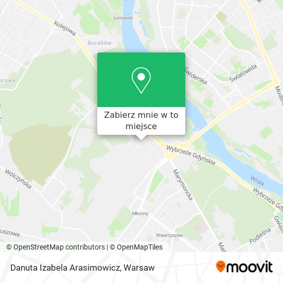 Mapa Danuta Izabela Arasimowicz