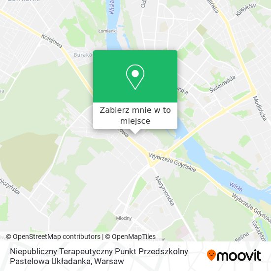 Mapa Niepubliczny Terapeutyczny Punkt Przedszkolny Pastelowa Układanka