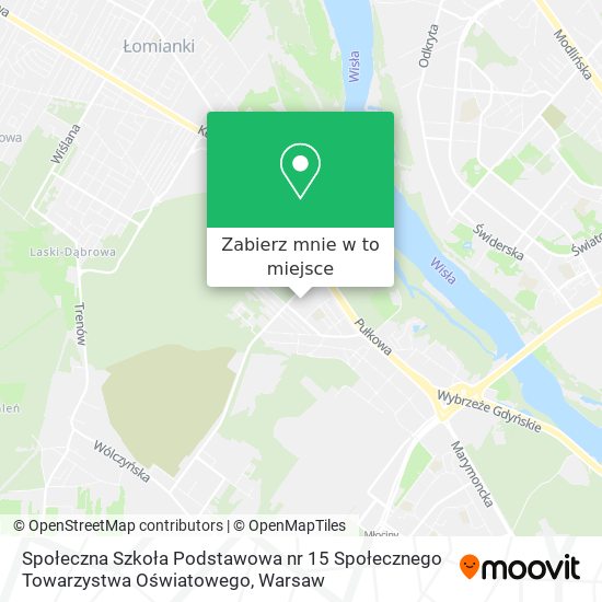 Mapa Społeczna Szkoła Podstawowa nr 15 Społecznego Towarzystwa Oświatowego