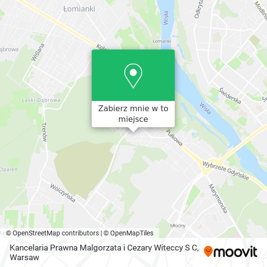 Mapa Kancelaria Prawna Malgorzata i Cezary Witeccy S C