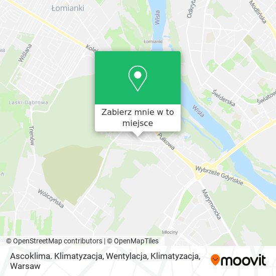 Mapa Ascoklima. Klimatyzacja, Wentylacja, Klimatyzacja