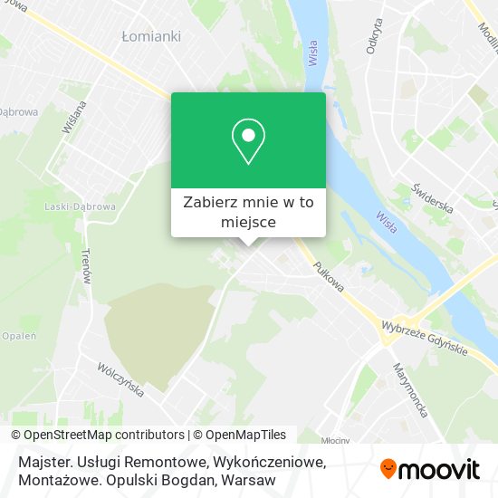 Mapa Majster. Usługi Remontowe, Wykończeniowe, Montażowe. Opulski Bogdan