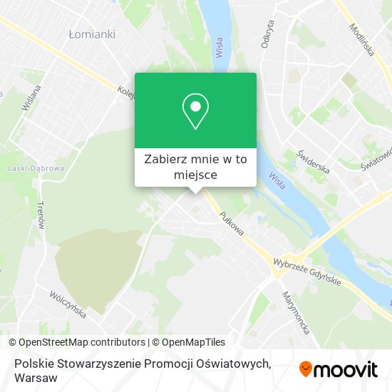 Mapa Polskie Stowarzyszenie Promocji Oświatowych