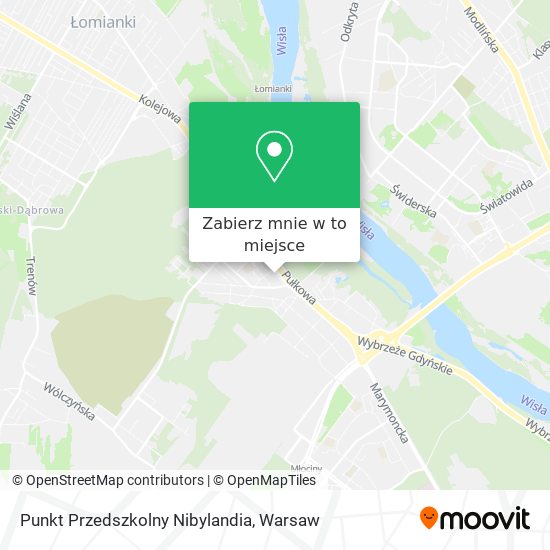 Mapa Punkt Przedszkolny Nibylandia