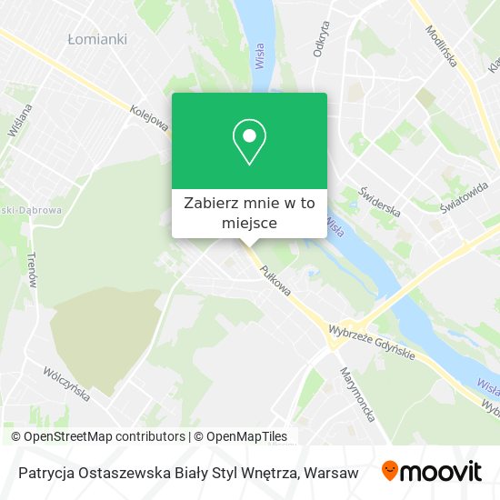 Mapa Patrycja Ostaszewska Biały Styl Wnętrza