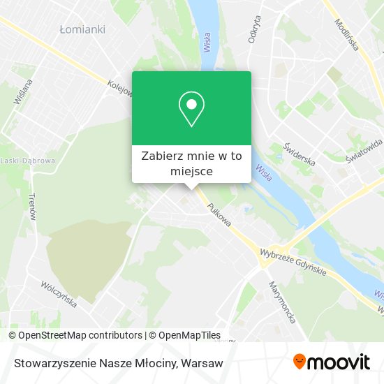 Mapa Stowarzyszenie Nasze Młociny