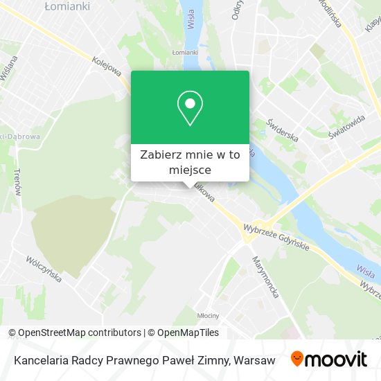 Mapa Kancelaria Radcy Prawnego Paweł Zimny