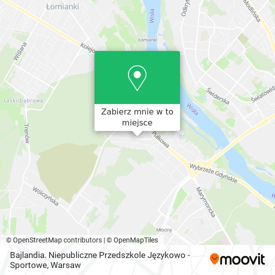 Mapa Bajlandia. Niepubliczne Przedszkole Językowo - Sportowe