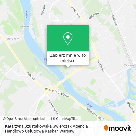 Mapa Katarzyna Szustakowska Świerczak Agencja Handlowo Usługowa Kaskar