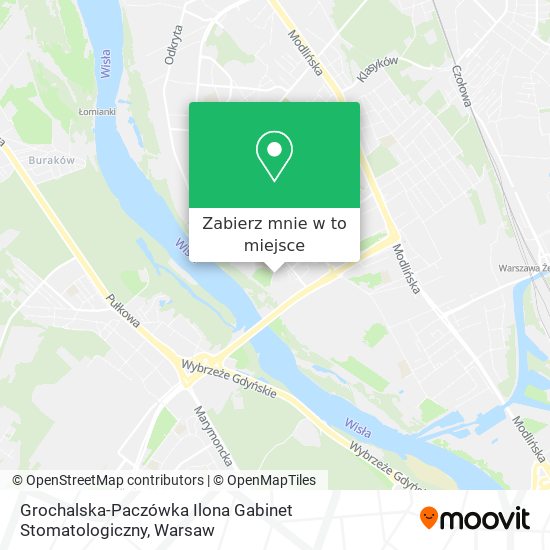 Mapa Grochalska-Paczówka Ilona Gabinet Stomatologiczny