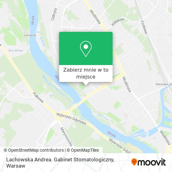 Mapa Lachowska Andrea. Gabinet Stomatologiczny