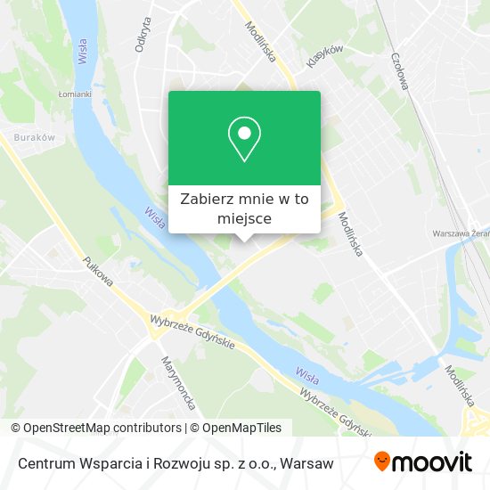 Mapa Centrum Wsparcia i Rozwoju sp. z o.o.