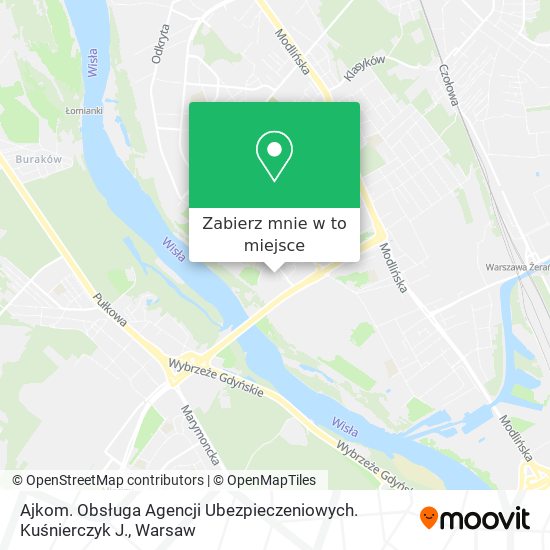 Mapa Ajkom. Obsługa Agencji Ubezpieczeniowych. Kuśnierczyk J.