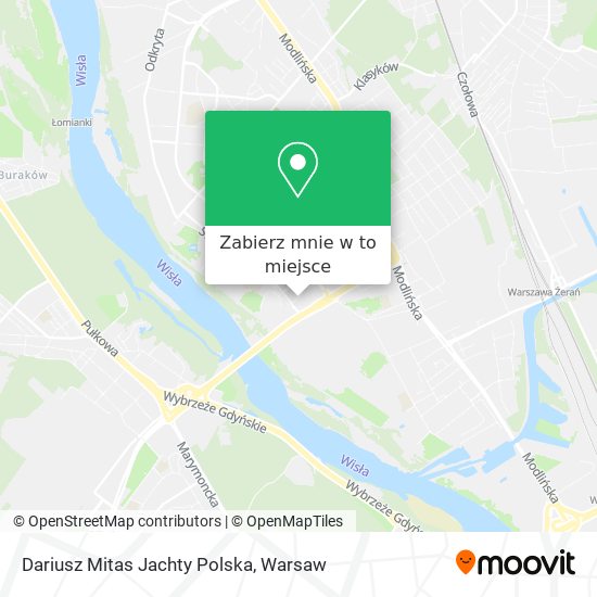 Mapa Dariusz Mitas Jachty Polska