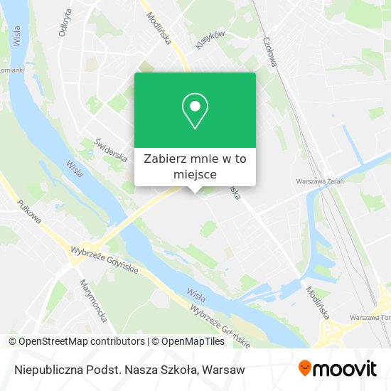 Mapa Niepubliczna Podst. Nasza Szkoła